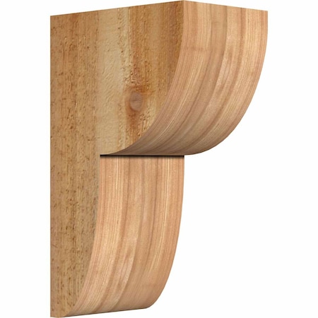 Ekena Millwork Crestline Rough Sawn Corbel, Western Red Cedar, 4"W x 6"D x 10"H COR04X06X10CRE00RWR